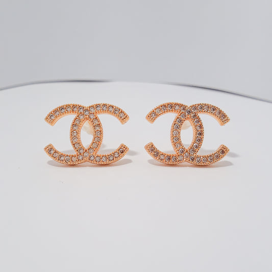 Gold Classic Chanel Necklace Set