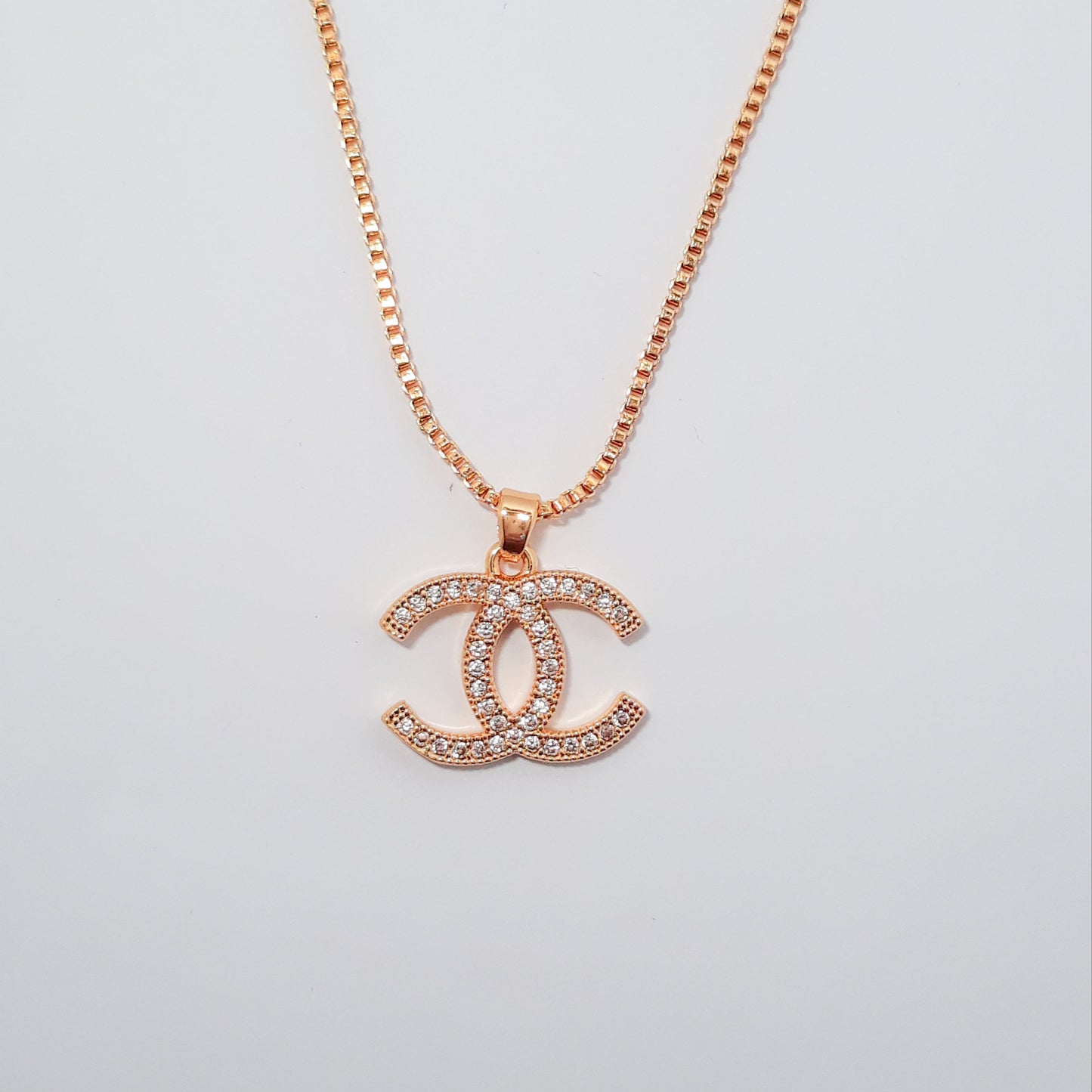 Gold Classic Chanel Necklace Set
